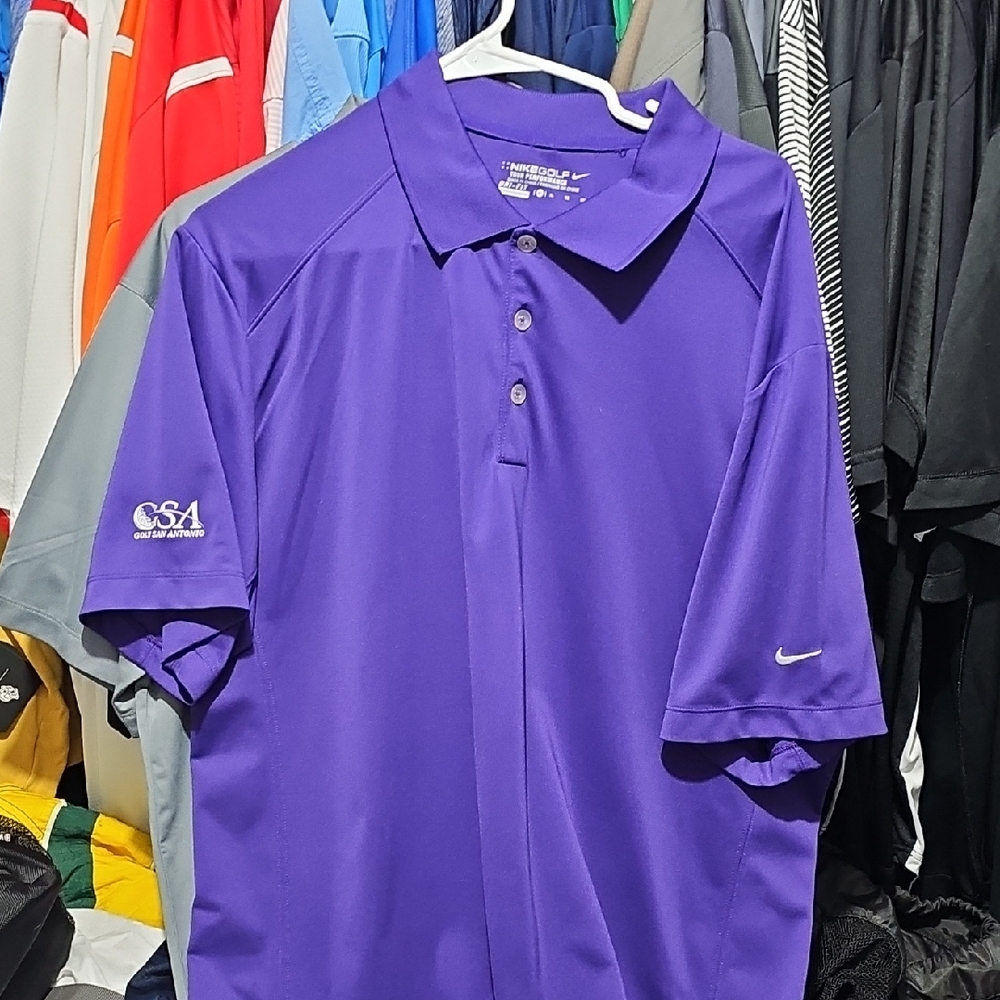 Nike Men's Polo Shirt in Vibrant Purple